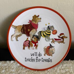 Pier 1 Imports We'll Do Tricks for Treats 9" Melamine Plate